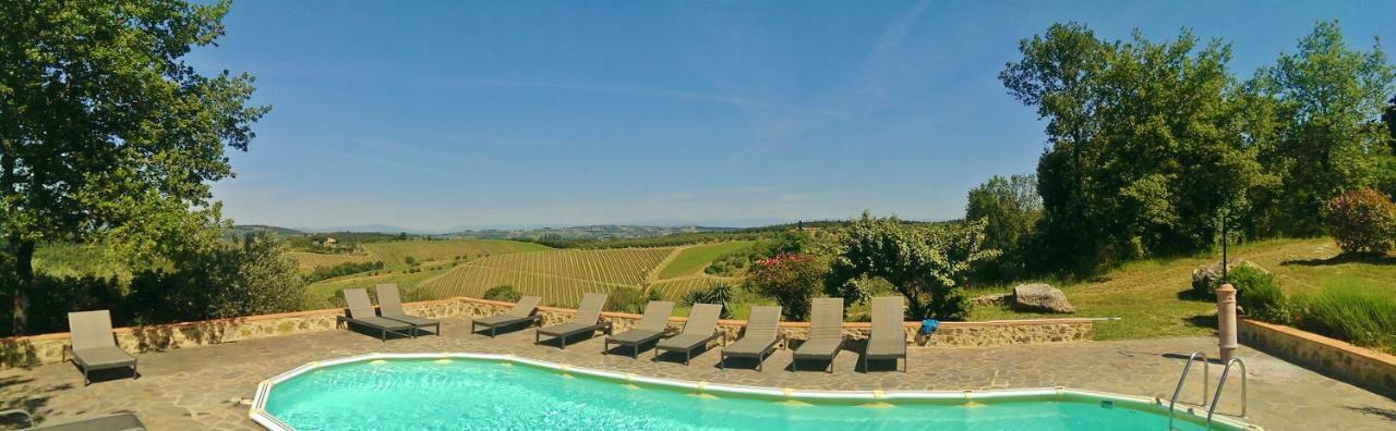 Podere Patrignone Pensionat Castellina in Chianti Eksteriør billede
